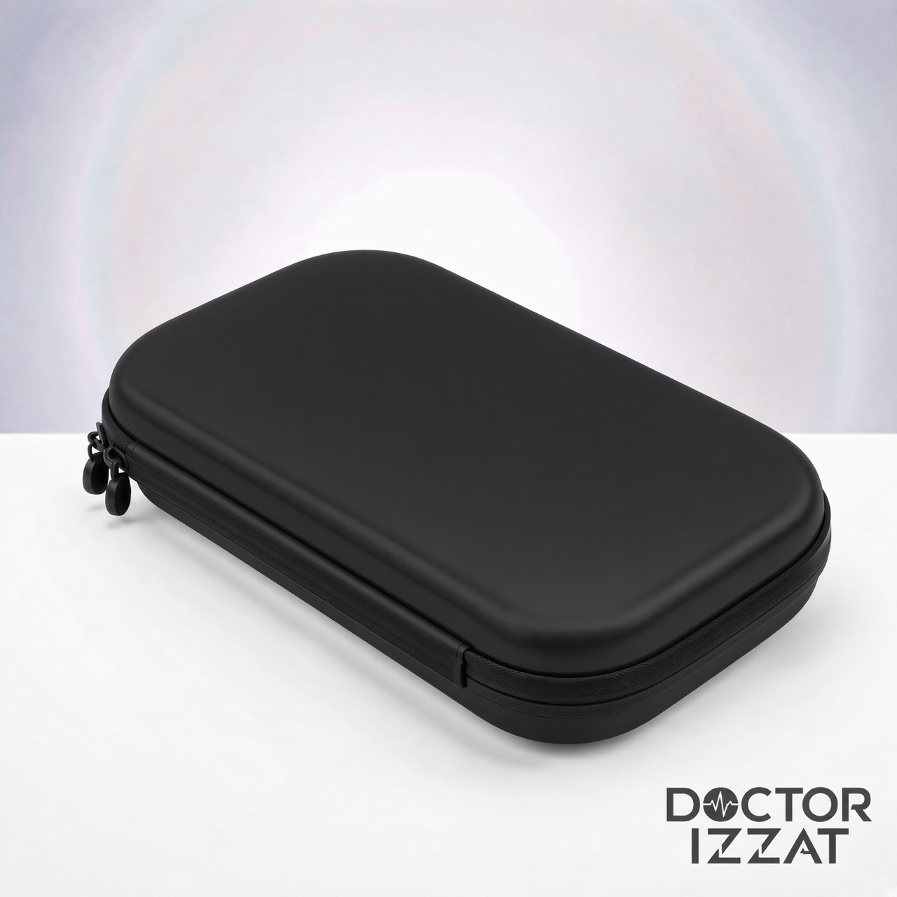 Case médico rígido preto
